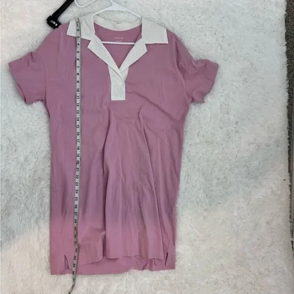 Everlane The Organic Cotton Polo Short Sleeve Dress Size L - Picture 10 of 11